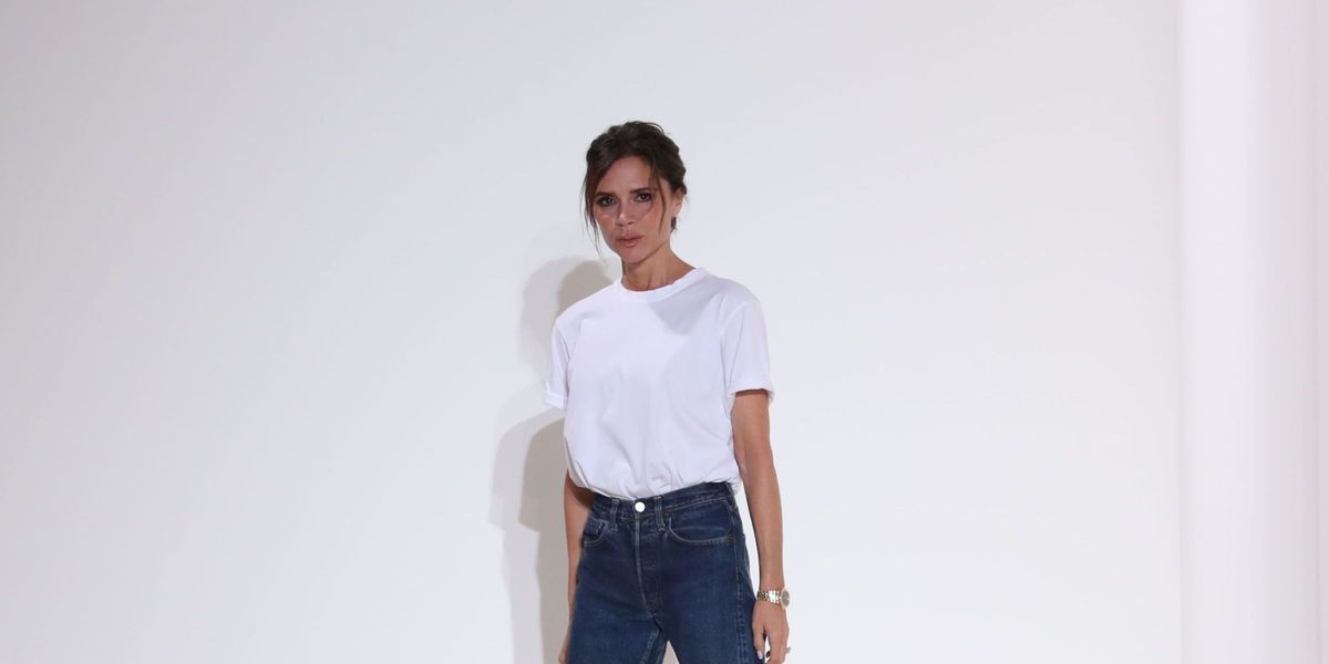 Victoria Beckham's Jeans And White Tee Combo Is Very Much A Look We Can ...