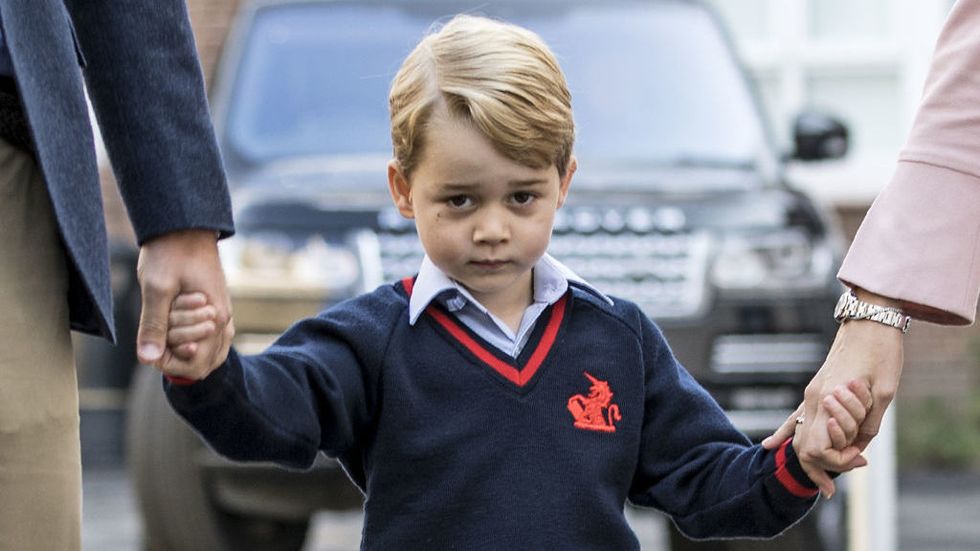 Child, Uniform, Hand, Gesture, Finger, Toddler, Family car, 