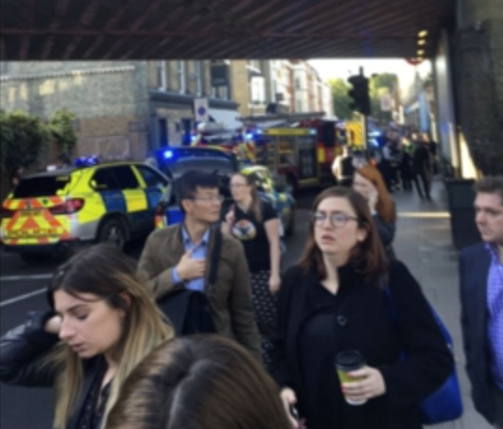 Parsons Green incident - alleged explosion on the tube train at Parsons Green