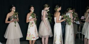 wedding dresses multiple lengths bridal fashion week