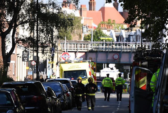 Emergency services attend Parsons Green incident as police confirm they are treating it as a terrorist attack