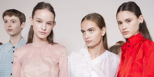 Victoria Beckham SS18 Hair