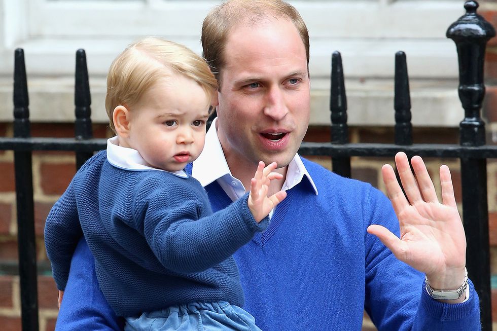 <p>Prince George has <a href="http://www.cnn.com/2013/10/23/world/europe/prince-george-christening/index.html" target="_blank" data-tracking-id="recirc-text-link">seven</a> and Princess Charlotte has <a href="https://www.theguardian.com/uk-news/2015/jul/05/princess-charlotte-gets-five-godparents-two-fewer-than-prince-george" target="_blank" data-tracking-id="recirc-text-link">five</a>.&nbsp;</p>