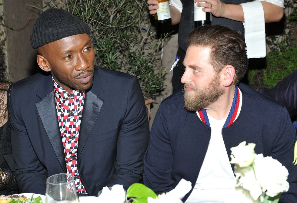 Mahershala Ali and Jonah Hill at the Power Stylists Dinner March 2017