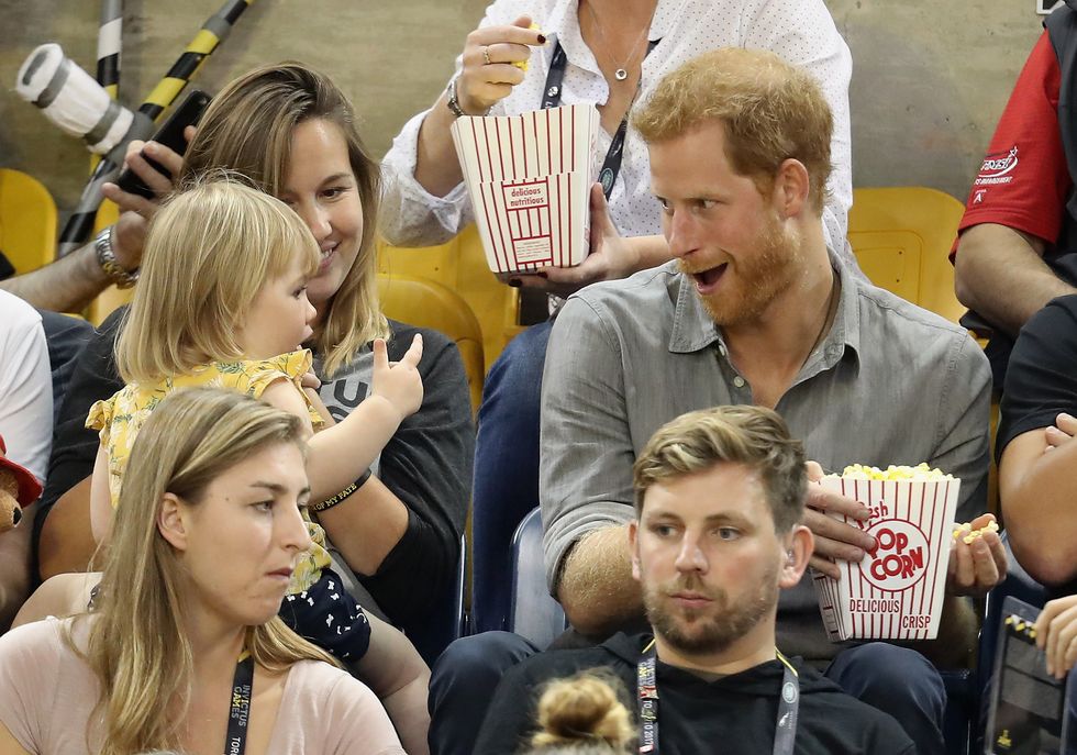 Prince Harry and toddler | ELLE UK