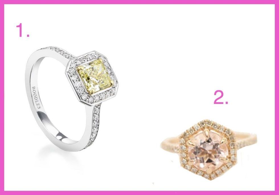 Jewellery, Fashion accessory, Body jewelry, Ring, Diamond, Gemstone, Engagement ring, Pink, Yellow, Wedding ring, 