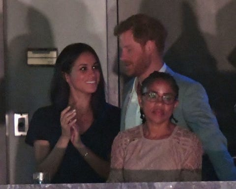 Meghan Markle, Doria Markle, Prince Harry | ELLE UK