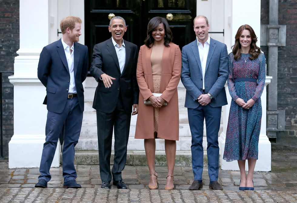 Obamas and royal family | ELLE UK