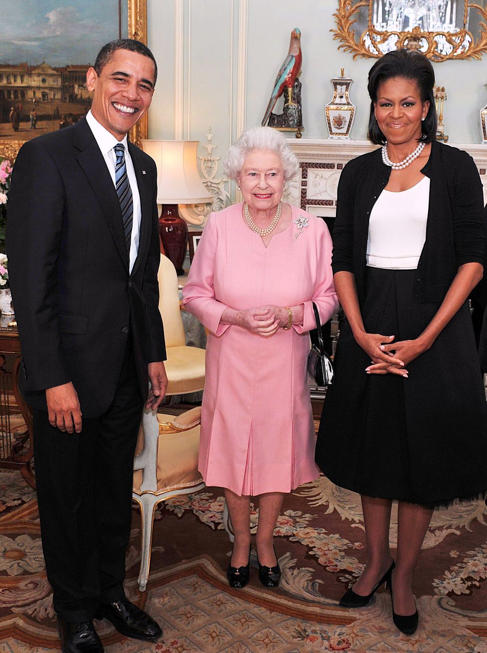 Obamas and the Queen | ELLE UK