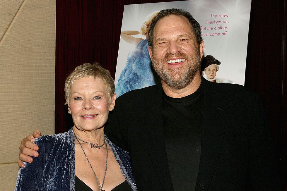 Judi Dench and Harvey Weinstein