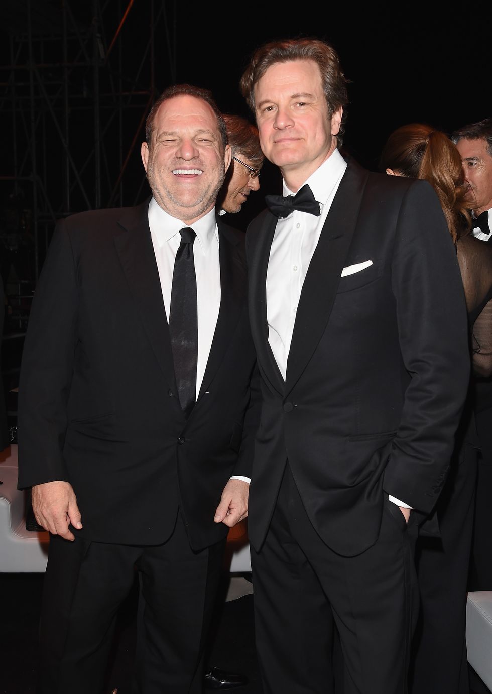 Harvey Weinstein and Colin Firth | ELLE UK