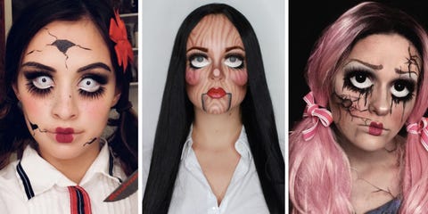 11 halloween doll make up ideas that are totally creepy