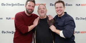 Ben Affleck, Harvey Weinstein and Matt Damon