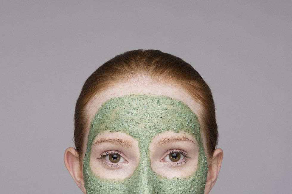 Girl Getting A Face Mask, Beauty Therapy Plugging Mental Health Gaps | ELLE UK