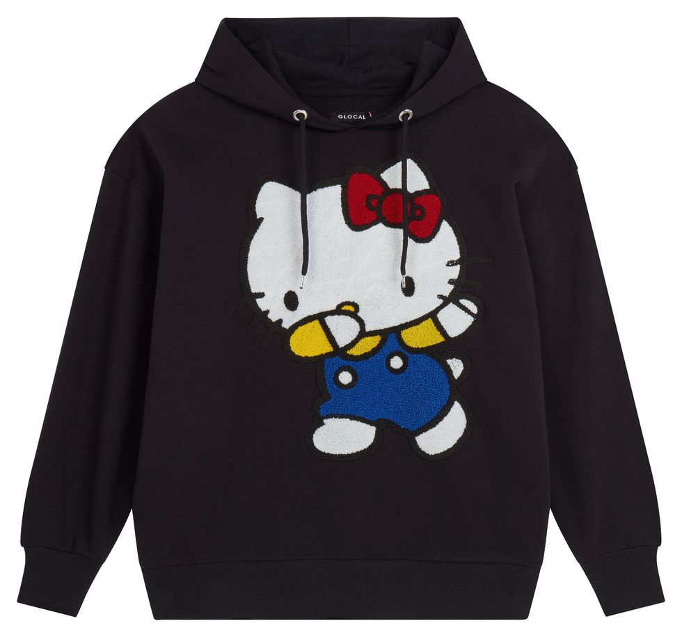 Hoodie, Hood, Clothing, Sweatshirt, Outerwear, Product, Cartoon, Sleeve, Font, Jersey, 