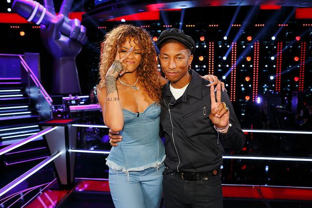 Rihanna and Pharrell Williams on The Voice | ELLE UK