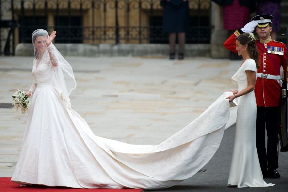 flying wedding veil