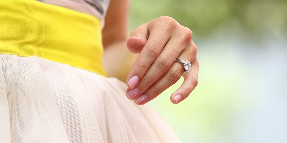 Engagement Ring Nails