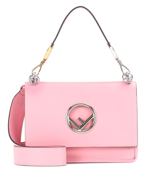 Handbag, Bag, Shoulder bag, Pink, Fashion accessory, Leather, Shoulder, Font, Material property, Strap, 