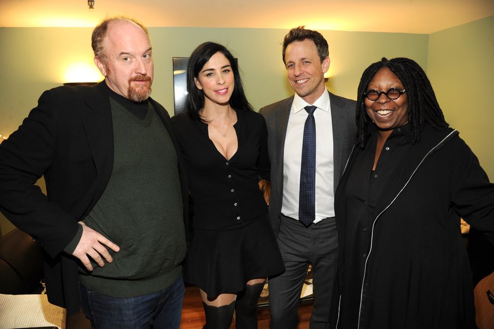 Louis CK, Sarah Silverman, Seth Meyers and Whoopi Goldberg in 2014