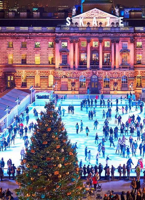 Skate at Somerset House with Fortnum and Mason, London