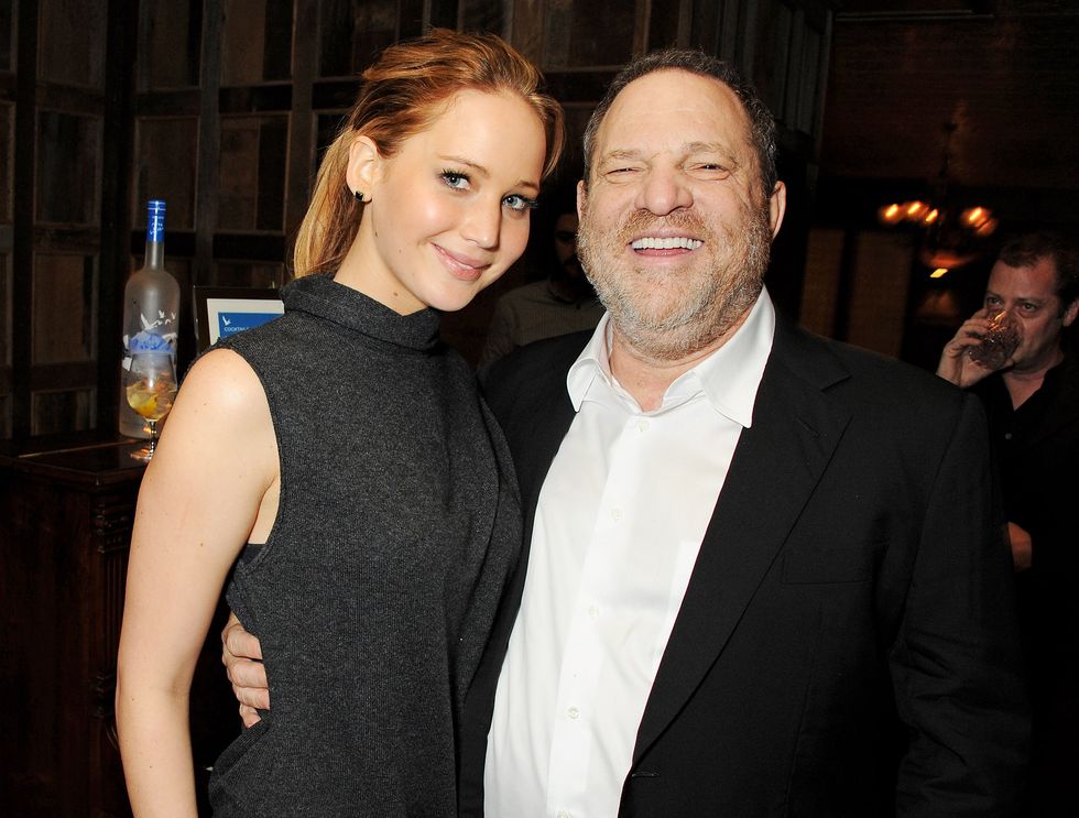 Jennifer Lawrence and Harvey Weinstein | ELLE UK