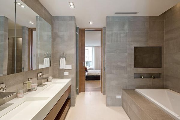 Bathroom, Property, Room, Interior design, Building, Floor, Tile, Architecture, House, Suite, 