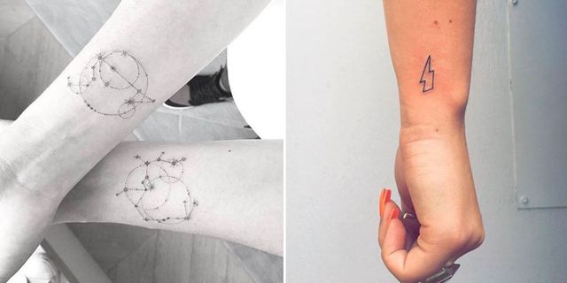 small star tattoos for girls on wrist