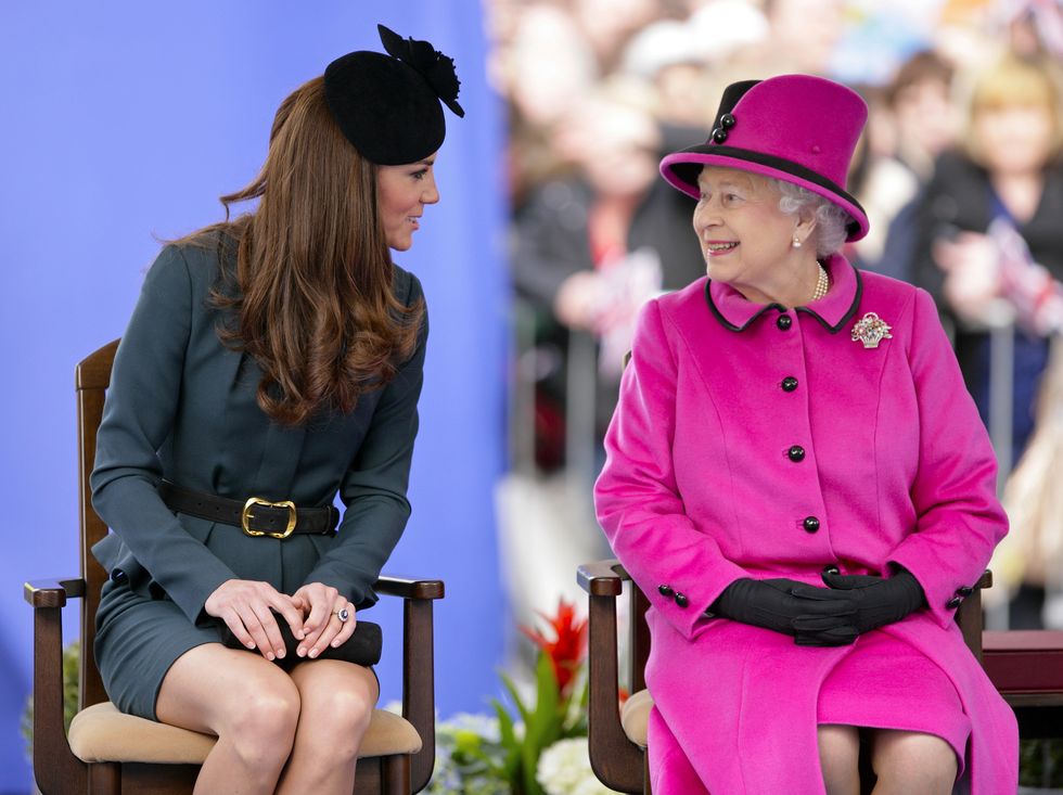 Kate Middleton and Queen Elizabeth II | ELLE UK