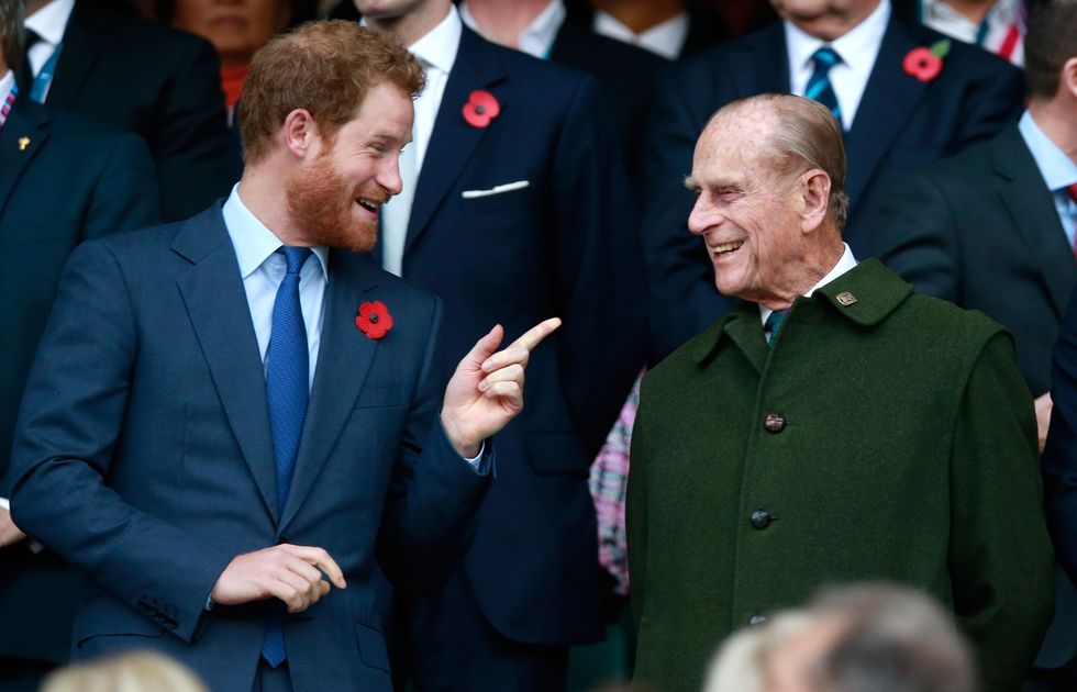 Prince Harry and Prince Philip | ELLE UK