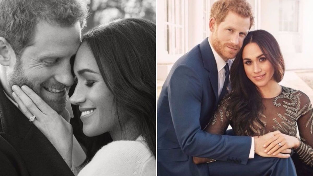 preview for Meghan Markle and Prince Harry release adorable engagement photos