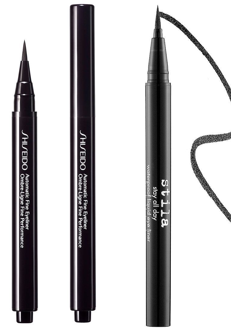 Eye liner, Eye, Cosmetics, Pencil, Writing instrument accessory, Writing implement, Office supplies, Pen, 