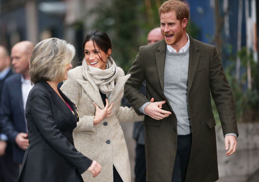 Meghan Markle and Prince Harry in Brixton