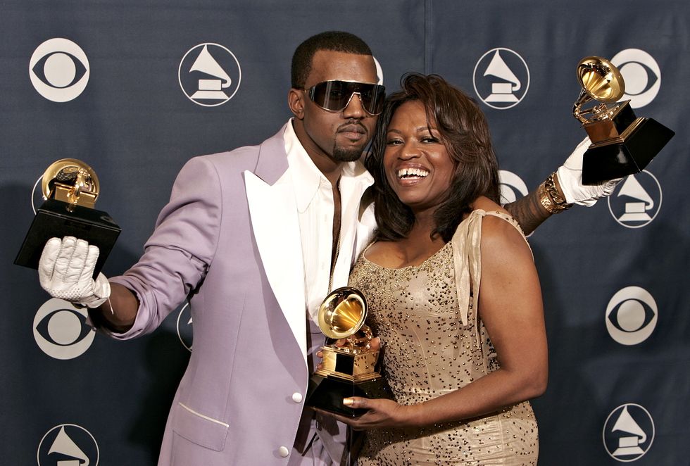 Kanye and Donda West in 2006