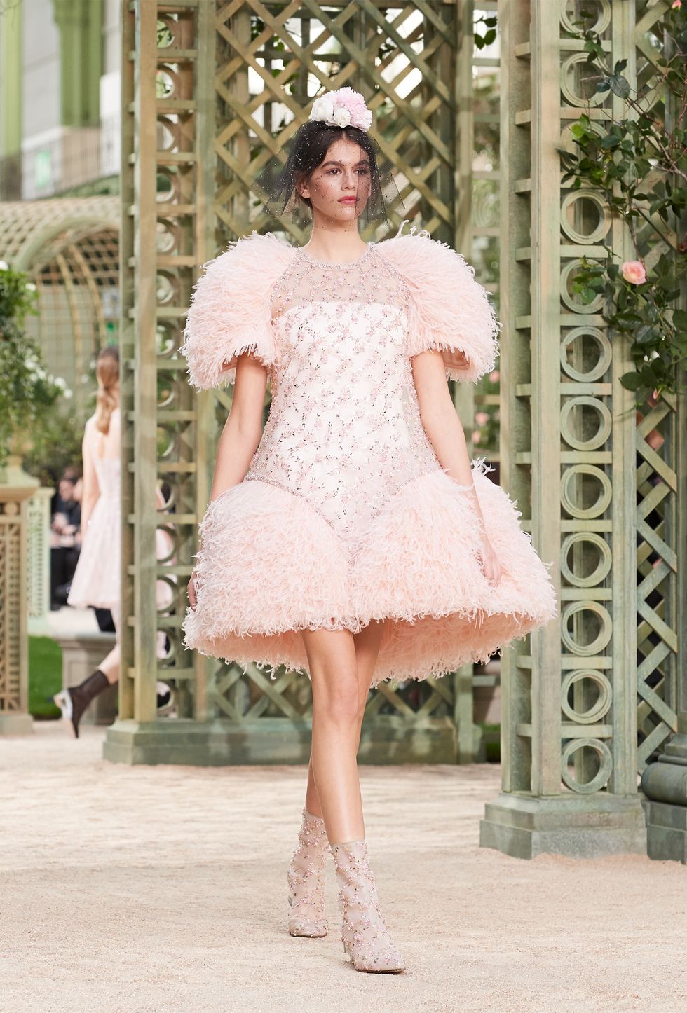 Kaia Gerber in Chanel spring 2018 couture