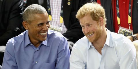 Prince Harry and Barack Obama | ELLE UK