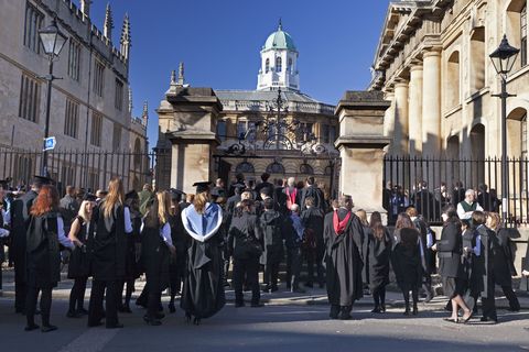 Female students at Oxford University