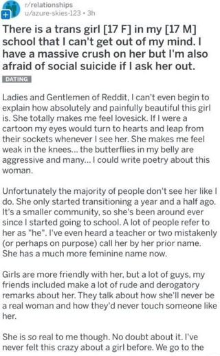 Dating Trans Reddit