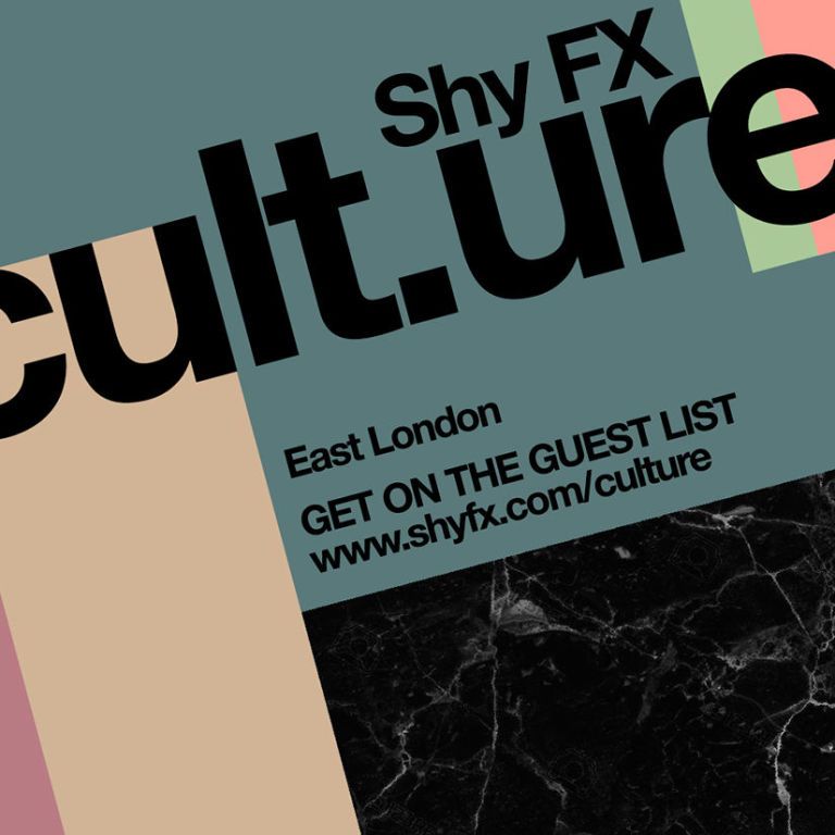 Shy FX presents CULT.URE, East London