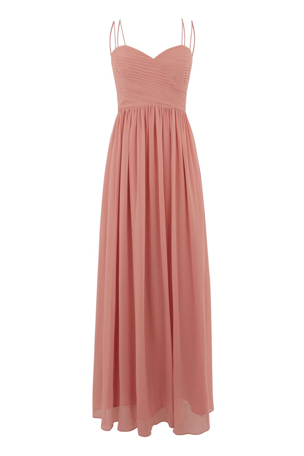 Product, Shoulder, Dress, Textile, Peach, One-piece garment, Pink, Orange, Pattern, Day dress, 