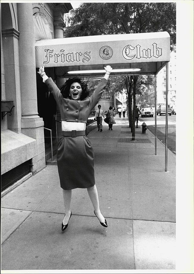 Gloria Allred  Friars Club New York