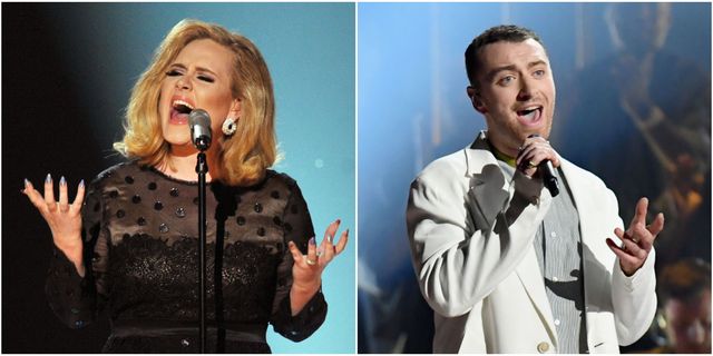 Adele and Sam Smith