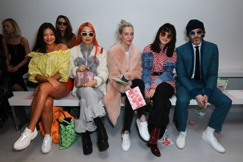 London Fashion Week SS18 Front Row - Celebrities at LFW Spring 2018