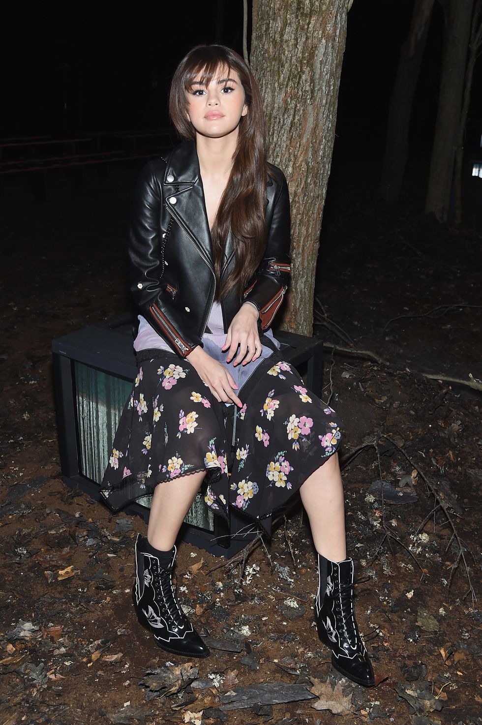 Selena Gomez wore Coach to the Coach show in NYC