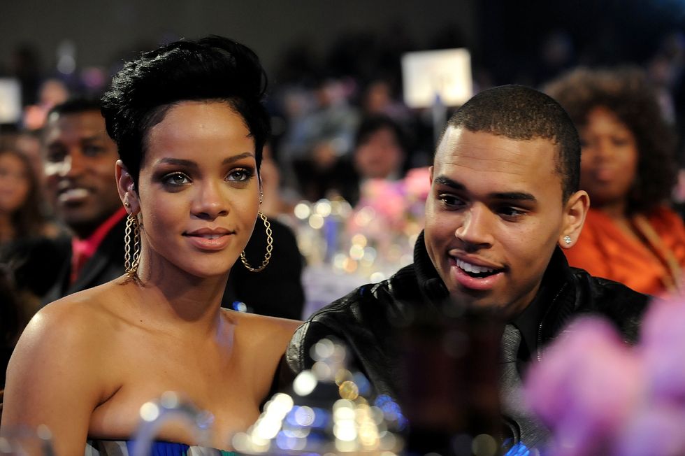 Rihanna and Chris Brown