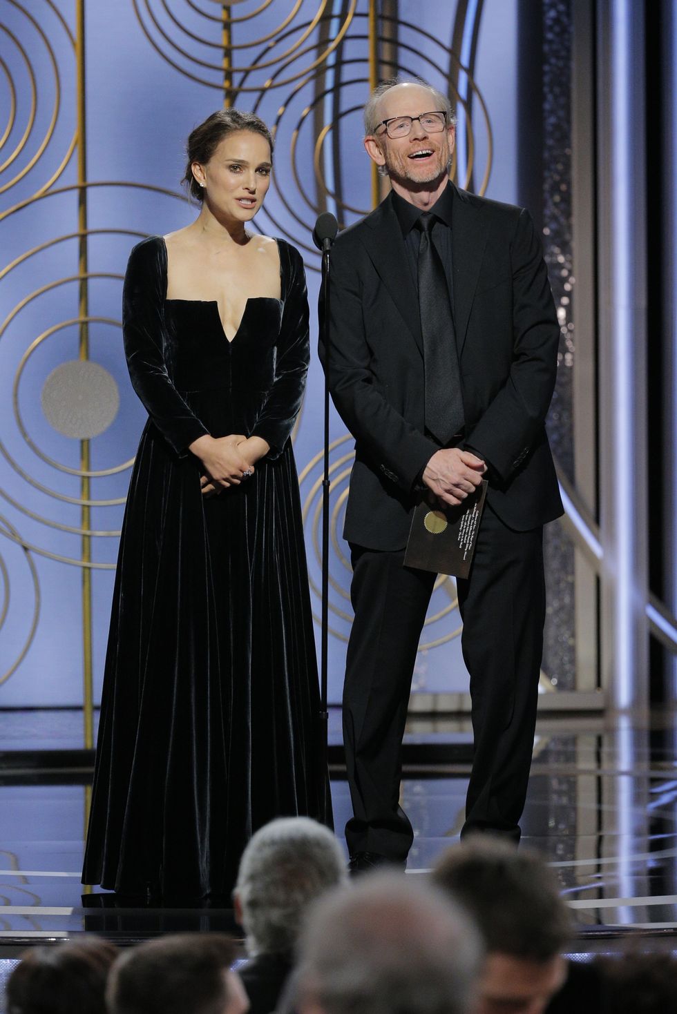 Natalie Portman and Ron Howard