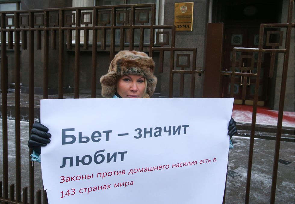 Alena Popova russia activist protest