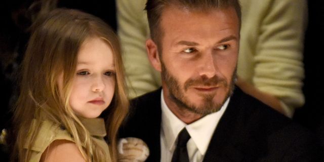 David and Harper Beckham | ELLE UK