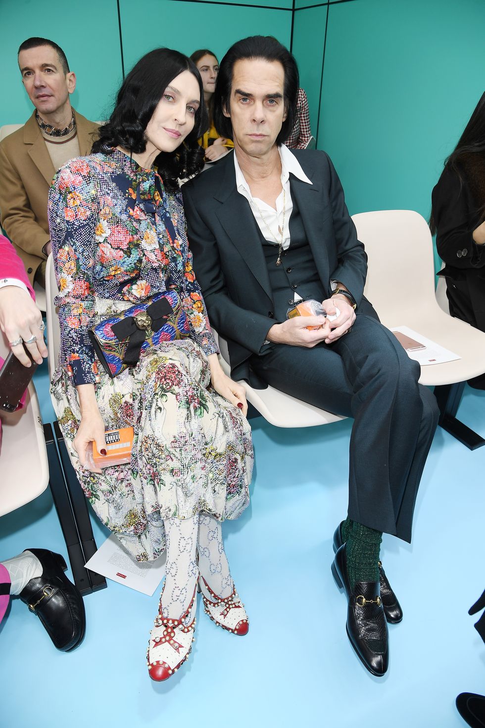 Susie and Nick Cave Gucci Front Row