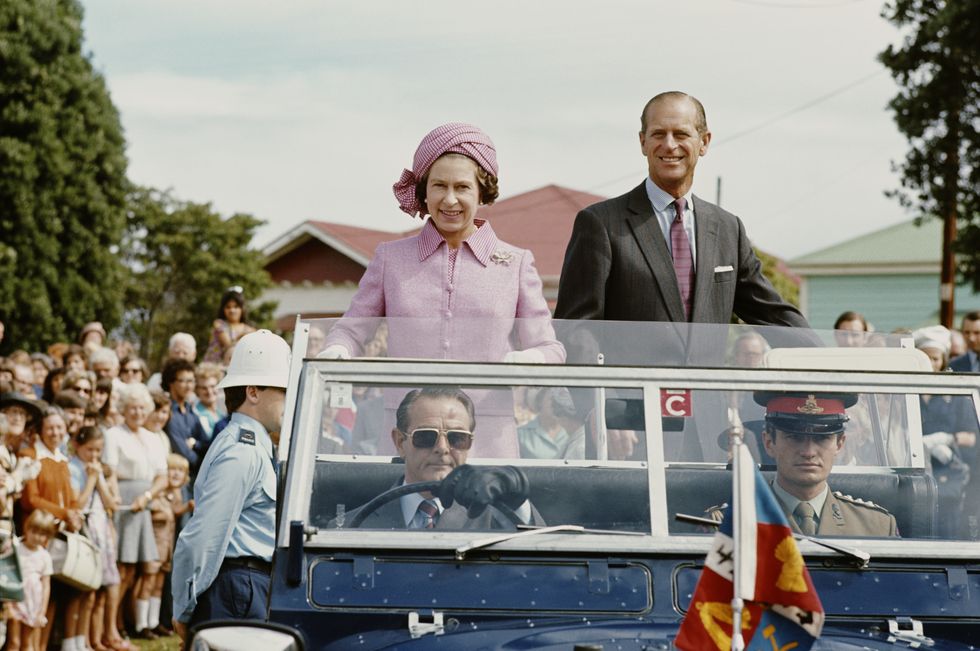 Queen Elizabeth II and Prince Philip in New Zealand, 1977